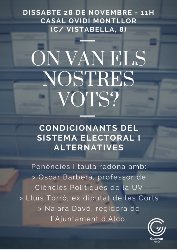 Xarrada: On van els nostres vots?