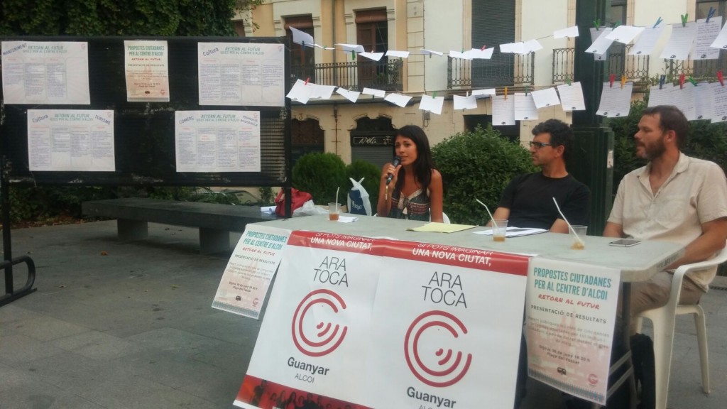 Guanyar Alcoi presenta les conclusions del projecte de revitalització del Centre d'Alcoi