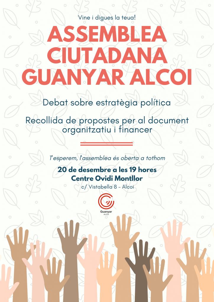 Assemblea ciutadana: debat organitzatiu