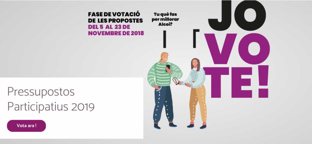 Guanyar Alcoi demana que s'informe millor a la ciutadania sobre les propostes dels pressupostos participatius que entren a votació