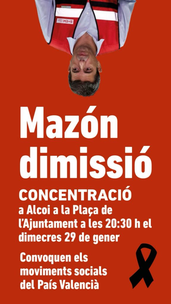 Concentració 'Mazón Dimissió'