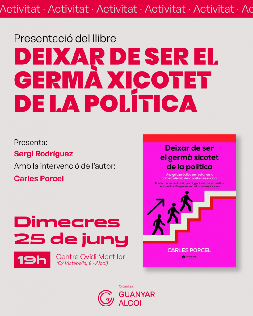 📚 PRESENTACIÓ DEL LLIBRE: Com deixar de ser el germà xicotet de la política de Carles Porcel